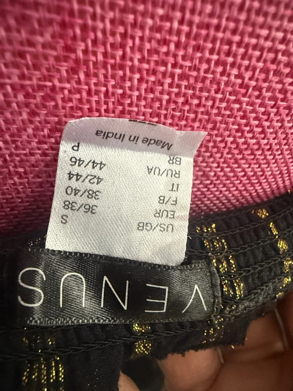 VENUS Black Strapless Maxi Dress with Multicolor Embroidery - Picture 2 of 5